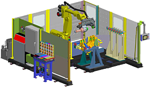 Robotic Material Handling Bushing Press